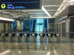 The Dubai metro stations! Clean, beautiful, efficient! Made me wonder about Nigeria and the use of her oil money!
