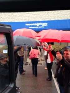 On this occasion, it was raining as we got to the conference centre, the Entreleadership Team did not just hand out umbrellas or expect us to sprint, they formed this line of human umbrella canopies for us to pass through. For once I truly understood "the devil is in the details". This was so beautiful, kind and poetic...
